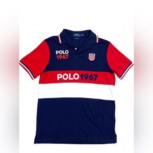 Polo Ralph Lauren Red/White/Blue Short Sleeve Polo Shirt